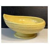 McCoy Harmony MCM Yellow Brown Striped Bowl
