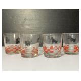 Hazel Atlas Scottie Dog Swanky Swig Juice Tumblers