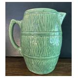 Nelson McCoy Pottery Barrel Tankard Cider Pitcher