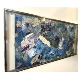 Irish Ancestry Collage Art Mixed Media Framed