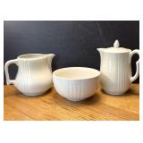 Hall China Radiance Coffee Pot Jug & Bowl