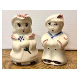 Shawnee Pottery Sailor Boy & Bo Peep Shakers