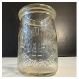 Wixom, MI Walnut Row Dairy Glass Jar