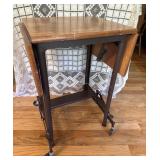Vintage Typewriter Table Rolling Stand