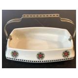 Gebrüder Mehner Art Deco Ceramic Sandwich Tray