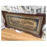 Antique Saviour Shepherd Litho Print Framed