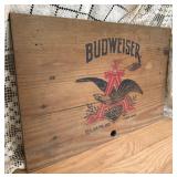 Vintage Budweiser Bottle Cap Checkers Crate Top