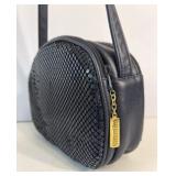 Davis & Whiting Navy Metal Mesh Handbag Purse