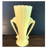 McCoy Art Deco Yellow Vase