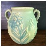 Weller Art Pottery Manhattan Green Urn Vase