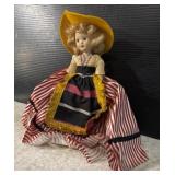 Vintage World Culture Fashion Small Doll