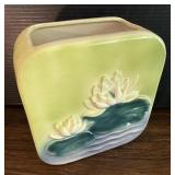Royal Copley Art Pottery Water Lily Pillow Vase