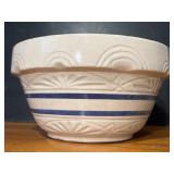 Robinson Ransbottom Blue Stripe Stoneware Mixing