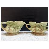 McCoy Pottery Pine Cone Sugar & Creamer Set