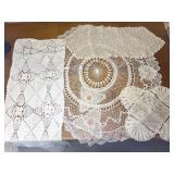 Crocheted Doily & Table Linens