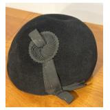 1950's Merrimac Deluxe Velour Cocktail Hat