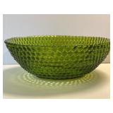 Blenko Glimmer Bowl Emerald Green