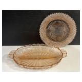 Anchor Hocking Miss America Plate & Oyster