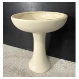 Haeger Pedestal Planter Vase Cream White