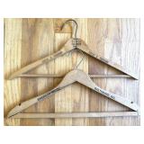 Vintage Advertising Wood Hangers