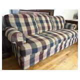 Plaid Clayton House Upholstered Sofa