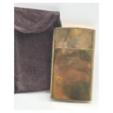Brass Pocket Warmer 4x2 1/4" w Pouch no wick