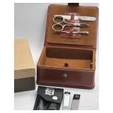 Vintage Leather Manicure Set & Detroit D Kit