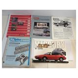 1991 Mopar, Edelbrock & Mercury Capri Brochures