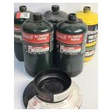 Lot of Coleman Propane & Bernzomatic Cylinders