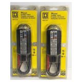 Lot of 2 Square D Wiggy Voltage Testers