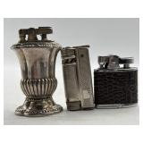 Lot of 3 Vintage Lighters Ronson Mayfair
