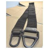 Heavy-Duty Woven Steel Mesh Tow Strap w/ D-Rings,
