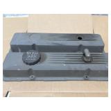 GM Cast Valve Cover Pair, PN 14050240RH/14050239LH