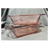Pair of Anchor Hocking Loaf Pans 5 1/2 x 9