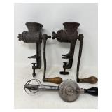 Antique Universal No. 2 Food Choppers & Beater