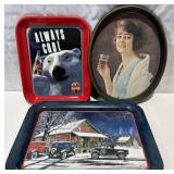 Coca-Cola Coke Serving Trays