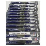 Box 12 Baltimore Ravens Soft Angled Bristle
