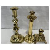 Brass Candle Sticks to 9 1/2"