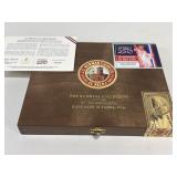 America 250 Newman Cigar Co el Reloj Cigar Box