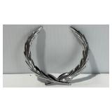Cadillac Chrome Metal 3.75" Wreath Emblem