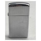 Vintage Zippo Slim Lighter Line Pattern
