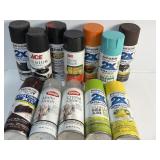 Lot of 12 Spray Paint Rust-Oleum Krylon 3M