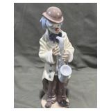 Lladró #5471 "Sad Sax" Clown