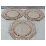 Pink Depression 8" Salad Bowls 3
