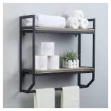 Towel Rack with Towel Bar,2-Tier 24" NIB