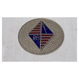 Vintage Renault R8 Emblem Coin 1"
