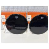 Remo Drumhead Pair 14" Ambassador Ebony NEW Old