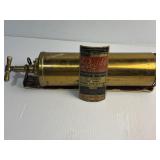 Vintage Reddy Brass Pump Fire Extinguisher