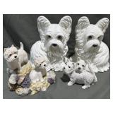 West Highland Terrier Figurine Collection 3-7"