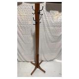 Wood Coat/Hat Tree 68'